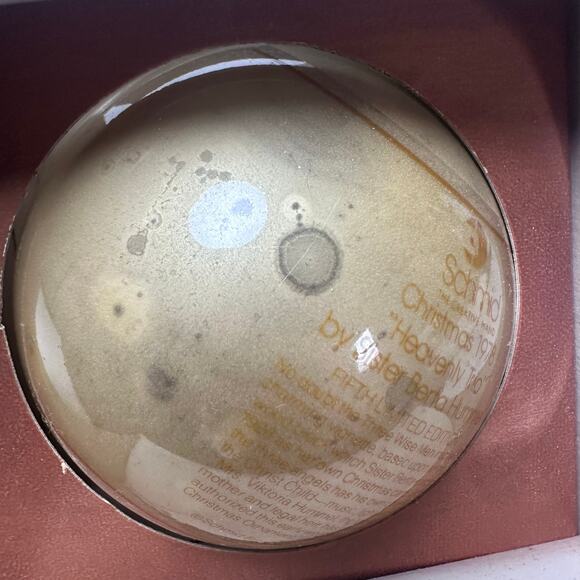 Vintage 1978 "Heavenly Trio" Glass Christmas Ornament - Picture 2 of 6